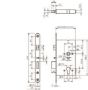 Afbeeldingen van ABLOY Veiligheidspaniekdeurslot zelfvergrendelend PC-uitsparing EL160 voorpl 24mm dm 60mm pc72