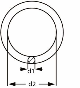 Afbeeldingen van DX Gelaste ring geg. 3x20