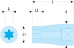 Afbeeldingen van Facom Dopsleutel 1/2" uitwendige torx STX t18
