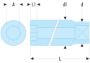 Afbeeldingen van Facom Dopsleutel 3/8" twaalfkant lang Metrisch J.LA 3/8"x8mm