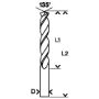 Afbeeldingen van Bosch Metaalboren HSS-Co, DIN 338 3.5x39
