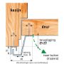 Afbeeldingen van SecuStrip Anti inbraakstrip buitendraaiend Plus, 2300 mm, terugligging 0-6 mm, voor achterdeuren, wit, ral 9010 