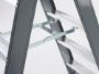 Afbeeldingen van Altrex Dubbel oploopbare trap - aluminium (gecoat) Falco 2x2 treden