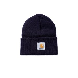 Afbeeldingen van Carhartt Knit cuffed beanie A18 muts marine