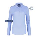 Afbeeldingen van LCF dames blouse Tirza middenblauw