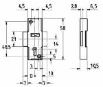 Afbeeldingen van JuNie® Briefkastslot 0224 10mm