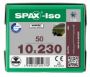 Afbeeldingen van SPAX Constructieschroef cilinderkop T-STAR plus staal T50 10 x 230
