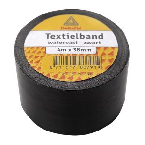 Afbeeldingen van Deltafix Textielband Watervast , 38 mm, 4 meter, geel