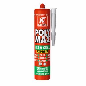 Afbeeldingen van Griffon Montagelijm Poly Max® Fix & Seal Express Trijs Koker 300 g