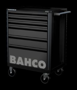 Afbeeldingen van Bahco Gereedschapswagen zwart E72 6 lades, incl. 130 gereedschappen