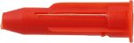 Afbeeldingen van Kelfort Lichte rosett plug zonder schroef rood 6x30 mm (100)