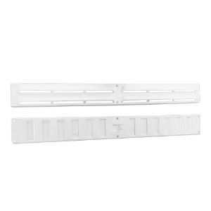 Afbeeldingen van BEKRO PLASTIKS Ventilatieset, 4 x 37 cm, afsluitbaar, binnen/buiten, wit, pvc