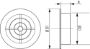Afbeeldingen van BEKRO PLASTIKS Ventilatierozet, 120 mm, rond, wit, pvc