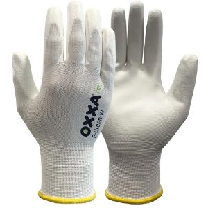 Afbeeldingen van OXXA Premium ECO E-Green-B 52-110 handschoen PU Wit