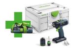 Afbeeldingen van Festool Accu-Schroefboormachine T18+3 Basic 4,0