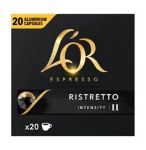 Afbeeldingen van L'or Espresso Koffie Capsules Ristretto Utz 104g 20st Box Smaaksterkte 11