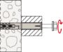 Afbeeldingen van fischer Constructieplug met zeskantschroef SXR FUS 10x100mm