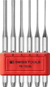 Afbeeldingen van PB Swiss Tools AG Pendrijverset, achtkant, in praktische kunststof houder 2-7mm