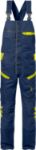 Afbeeldingen van Fristads amerikaanse overall 129486 marineblauw/fluor geel