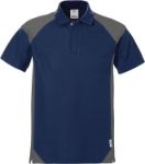 Afbeeldingen van Fristads polo 122407 marineblauw/grijs