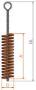 Afbeeldingen van Draadwisser perlon   300x 30mm