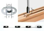 Afbeeldingen van Freesmal, 89 x 89 mm, met ring, met frees 18 mm