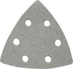Afbeeldingen van FORUM Schuurpapier klittenband, driehoekig, korund, wit k100 96mm