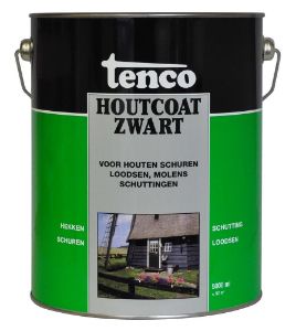 Afbeeldingen van Tenco Houtcoat Zwart 5 liter