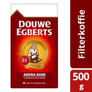 Afbeeldingen van Douwe Egberts Koffie rood snelfilter met punten 500gr