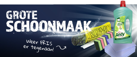 Grote Schoonmaak Weer FRIS er Tegenaan!